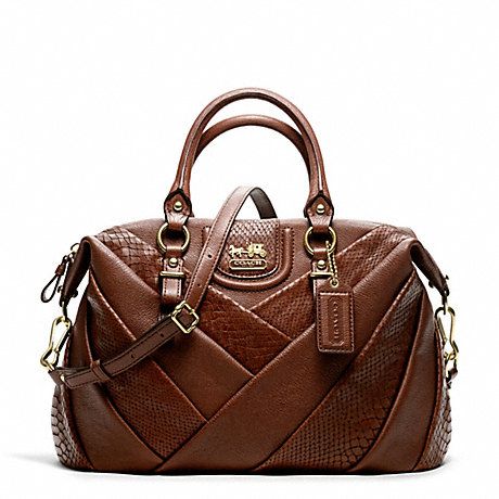 Coach Madison Diagonal Pleated Mixed Exotic Juliette (f21319) Rich Clothes, Cheap Michael Kors, Michael Kors Outlet, Cheap Handbags, Coach Outlet, Purses Michael Kors, Fashion Lookbook, Style Outfits, Coach Purses