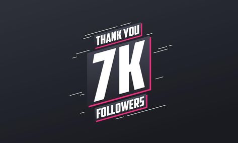 Thank you 7K followers, Greeting card template for social networks. Number Icons, Gaming Profile Pictures, Triangle Vector, Beer Photography, Alphabet Pictures, Background Hd Wallpaper, Instagram Background, Geometric Vector, Social Media Followers