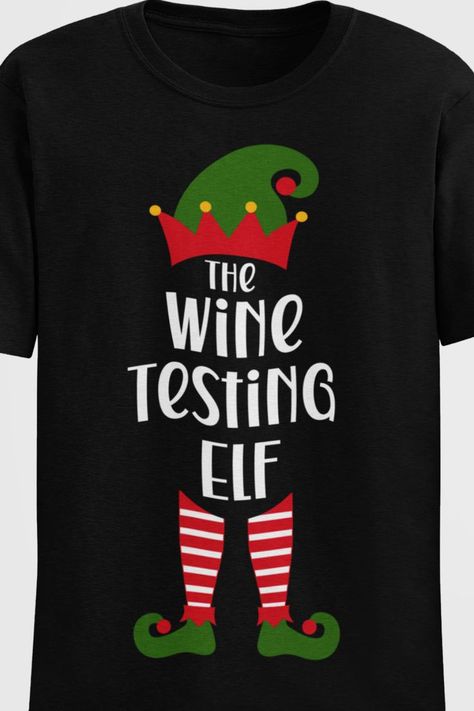 Perfect T-shirt for the wine loving person in your family’s matching Christmas t-shirts group. Great gift idea for the night before Christmas or Christmas day. This Xmas tee pairs well with other Elf shirts and any wine that needs testing. Have a Merry and Bright Christmas and the Happiest of New Years! cute christmas outfits // christmas shirt ideas for women // elf Christmas // elf on the / / christmas wine gifts Elf Shirt Ideas, Shirt Ideas For Women, Christmas Shirt Ideas, Christmas Tree Smell, Elf Shirts, Wine Christmas Gifts, Staff Party, Cute Christmas Outfits, Wine Drinking