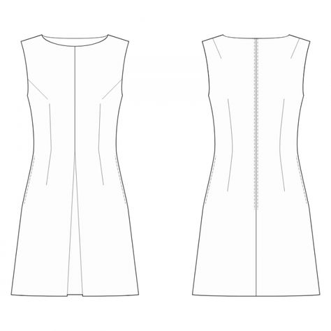 A-line Dresses With Box Pleat And Fitted Bodice, Fitted A-line Dress With Box Pleat, Pleated Back Fit And Flare A-line Dress, Fitted Bodice V-neck Pleated Dress, Pleated Fit And Flare A-line Sleeveless Dress, Big Shoulders, Aline Dress, Box Pleats, Free Online