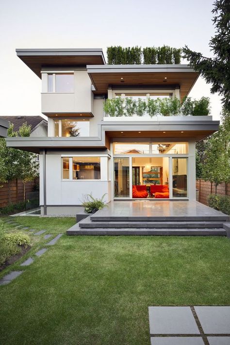 Simple beautiful. Kerchum #Residence Residence by Natural Balance Home Builders / Vancouver, British Columbia A Modern House, Natural Balance, Modern Home Design, Design Exterior, Natural Home Decor, Cool Ideas, House Goals, Style At Home, Residential Architecture