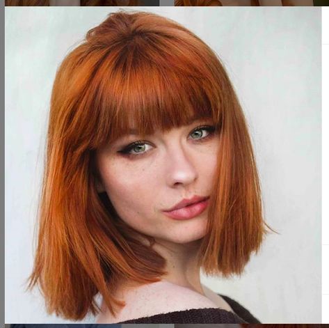 French Bob Ginger, Bob Ginger Hair, Red Hair Bob Haircut, Red Hair Bob, Red Bob Hair, Portrait References, Natural Red Hair, French Bob, Hair Bob