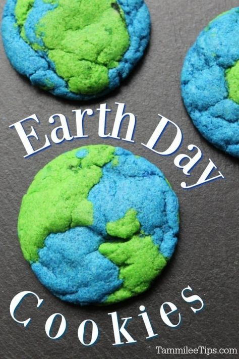 Earth Day Sugar Cookies, Earth Day Cookies Decorated, Earth Day Snacks, April Cookies, Earth Day Cookies, Red Heart Cookies, Space Snacks, Farmhouse Cafe, Recycling Projects