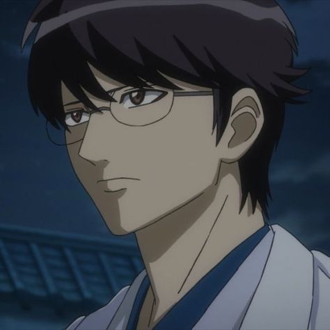 Isfj Anime Characters, Isfj Anime, Gintama Icons, Shinpachi Shimura, He Just Like Me Fr, Just Like Me Fr, Manga Icon, Character References, Anime Shirt