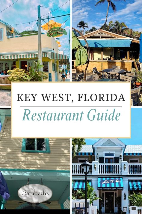 If you're planning a trip to Key West, Florida anytime soon.. you're gonna want to check out these brunch, lunch, and dinner spots! Key West Travel Guide, Key West Travel, Key West Florida Vacation, Key West Restaurants, Travel Key West, Key West Fl, Cute Cafe, Key West Florida, Fun Dinners