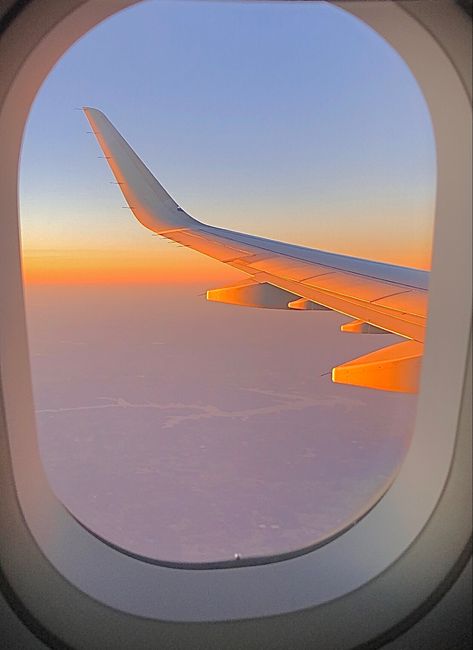 Airplane Window, The Sky, Travel