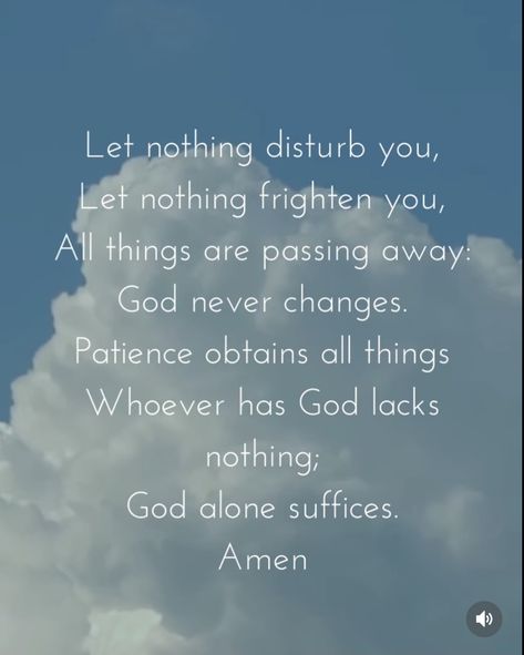 God Never Changes, Let Nothing Disturb You, God Is Enough, Never Change, Knowing God, God Is, Don't Forget, Spirituality, Reading