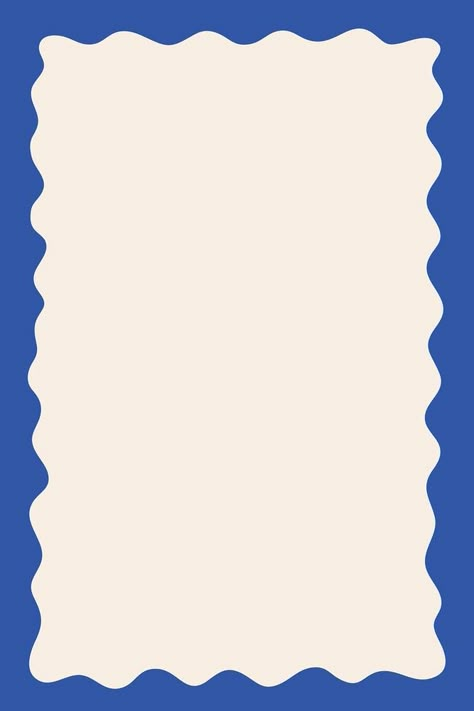 Blue frame background, simple beige design | free image by rawpixel.com / Nattha Simple Frame Background, Blue Frame Background, Aesthetic Frame, Collage Supplies, Beige Design, Background Simple, Instagram Inspiration Posts, Blue Border, Blue Frame