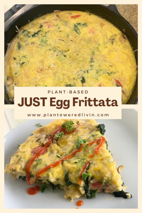 Egg Frittata Recipes, Strata Recipes Breakfast, Hosting A Brunch, Vegan Frittata, Egg Frittata, Just Egg, Vegan Quiche, Vegetable Frittata, Frittata Recipe