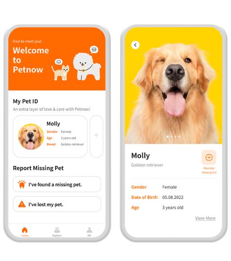 Petnow - The first and only pet biometric ID for dogs and cats Vet Hospital, Card Ui, Presentation Slides Design, Modern Layout, Slides Design, Pet Vet, Mood Board Inspiration, You Are The World, Presentation Slides