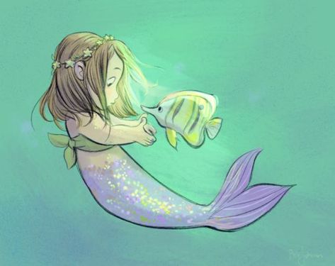 Aug 10, 2017 - This Pin was discovered by Donna Frankowski. Discover (and save!) your own Pins on Pinterest Coral Reef Mermaid, Sketch Mermaid, Mermaid Illustrations, Mermaid Anime, Mermaid Sketch, Mermaid Stories, Art Vampire, Dengeki Daisy, Mermaid Kids