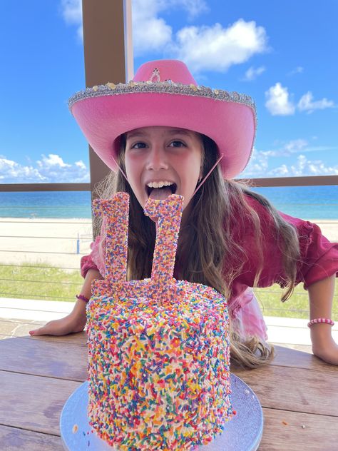 Preppy Bday Party Ideas, Preppy Cowboy Hat, Preppy Birthday Cake, Neon Birthday Cakes, Preppy Bday, Preppy Birthday Party, Preppy Food, 13th Birthday Ideas, 12th Birthday Cake