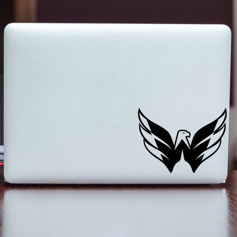 Washington Capitals Tattoo, Washington Capitals, Hockey Team, Hockey Teams, Maple Leaf Tattoo, Team Logo, Vinyl Decal Stickers, Hockey, Unique Jewellery