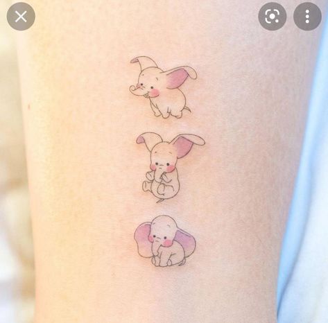 Dumbo And Mom, Dumbo Tattoo, Dark Disney Tattoo, Family Tattoo Ideas, Mom Tattoo, Family Tattoo, Inner Forearm, Cute Little Tattoos, Dark Disney