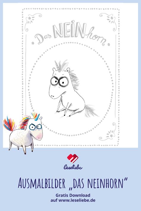 Kennst du das bockige kleine Einhorn, das immer NEIN! sagt? Du findest 5 Ausmalbilder zum kostenlosen Download auf leseliebe.de Paw Patrol, Diy And Crafts, Kindergarten, Crafts For Kids, Coloring Pages, Projects To Try, Art Drawings, Arts And Crafts, Portfolio