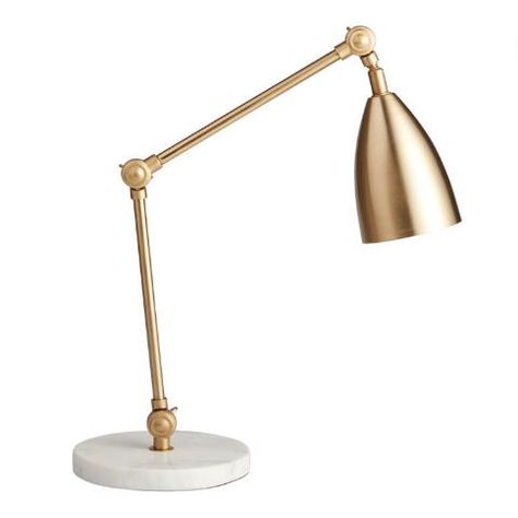 Anthropologie Decor, Affordable Desk, Modern Bedroom Lighting, Contemporary Sconces, Task Lamp, Task Lamps, Clean Office, Metal Lamp, Desk Light