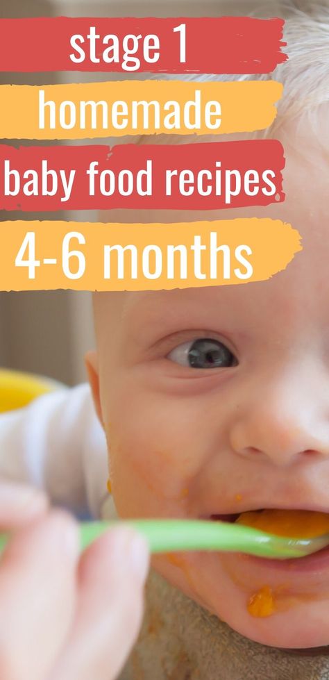 Baby Food 5 Months, Baby Bullet Recipes, 4 Month Baby Food, Baby Food Recipes Stage 1, Baby Food Guide, Easy Homemade Baby Food, Health Lunch, Homemade Baby Food Recipes, 6 Month Baby Food