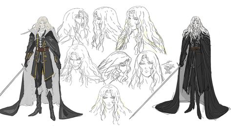 Alucard Cosplay, Castlevania Dracula, Castlevania Netflix, Alucard Castlevania, Castlevania Anime, Hades And Persephone, Anime Canvas, Straight Outta, Character Sheet