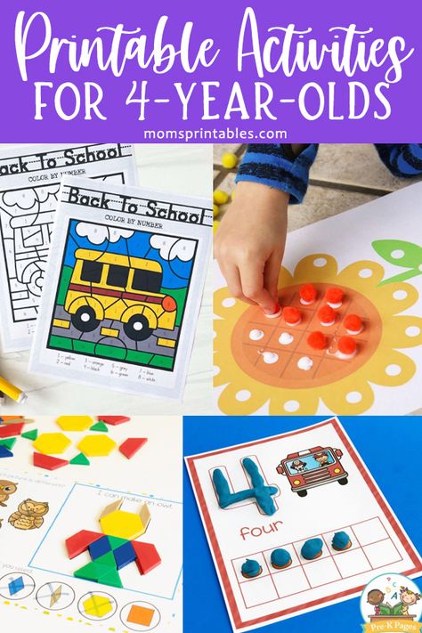 Printable Activities for 4-year-olds Do you need some printable activities for 4-year-olds? I’ve got some great ideas for you here! I love having fun activities for my kids that don’t require too much prep – and the good news is there are plenty of free printable activities for 4-year-olds available online that I’ve […] Activities 4 Yrs Old, Educational Activities For 4yrs Old, Activities For 4 Year Girl, Crafts For 4 Year Boys, Activities For 4 Year Boy, Activity For Kids 3-4 Year, Four Year Old Activities, Activities For 4yrs Old, 4k Activities