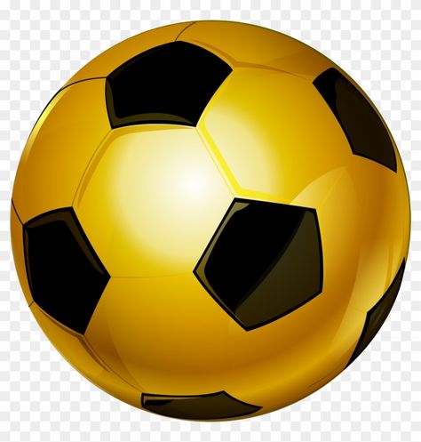 Soccer Ball Png, Football Clip Art, American Football Ball, Golden Awards, Football Clips, Gold Football, Football Background, Football Fever, Soccer Theme