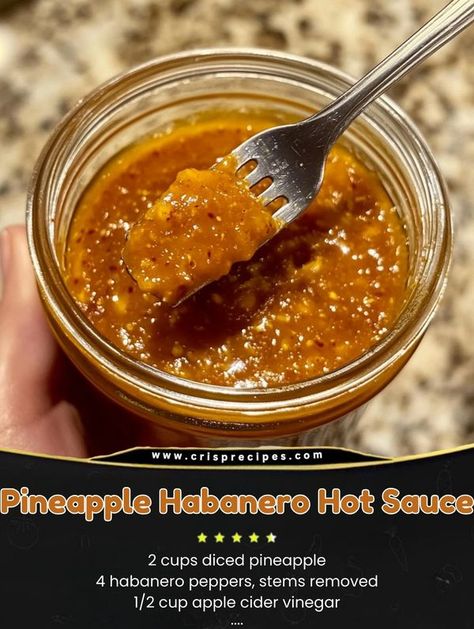 Habanero Hot Sauce, Tropical Twist, Habanero Peppers, Good Ole, Sauce Recipes, Hot Sauce, Pickles, Pineapple, To Start