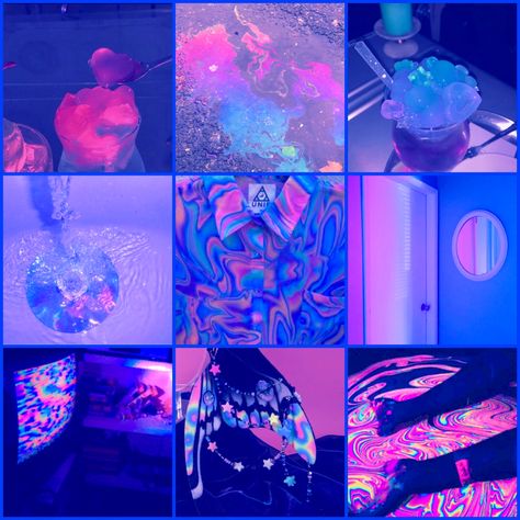 Odd Color Palette, Oc Theme Ideas, Iridescent Palette, Oc Layout, Rainbow Moodboard, Space Moodboard, Mood Boards Aesthetic, Purple Moodboard, Red Moodboard