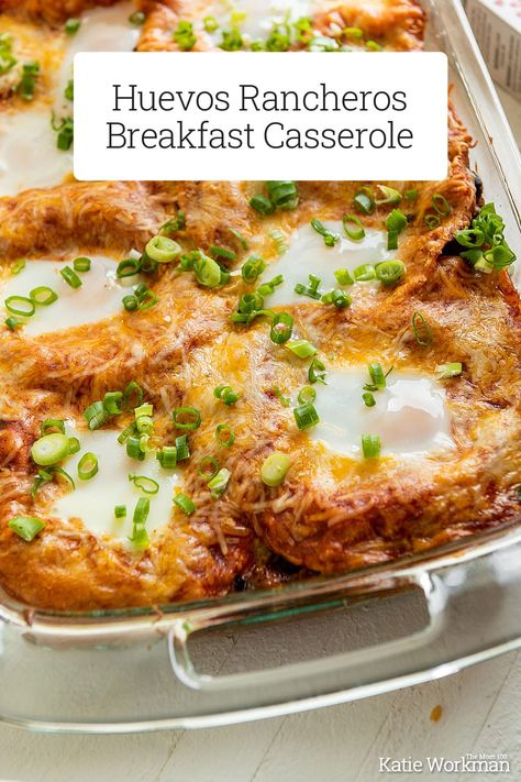 Huevos Rancheros Casserole, Branson Christmas, Huevos Rancheros Breakfast, Casserole Mexican, Huevos Rancheros Recipe, Spanish Foods, Breakfast Casserole Recipe, Freezer Food, Fun Breakfast