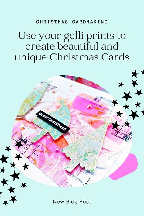 Looking for a fun and festive way to send holiday wishes? Our Christmas card idea using stamps and gelli prints is sure to impress! Dance Friends, Unique Holiday Cards, Gelli Prints, Unique Christmas Cards, Beautiful Christmas Cards, Xmas Trees, Gelli Printing, Gelli Plate, Holiday Wishes