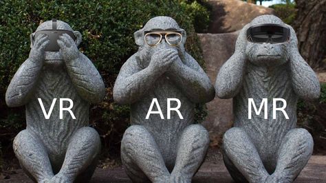 Monkey Statue, Case Study Design, Three Wise Monkeys, Famous Moms, Mixed Reality, Flying Monkeys, Eric Johnson, Wise Monkeys, Weekend Reading