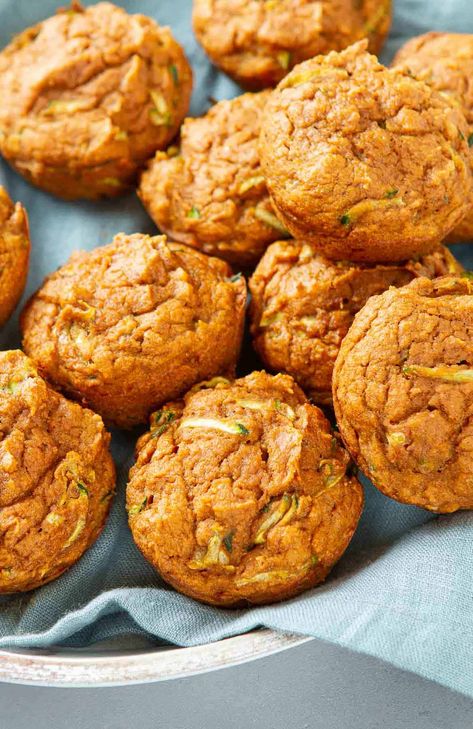 Zucchini Applesauce Muffins, Pumpkin Zucchini Muffins, Homemade Pumpkin Spice Mix, Pumpkin Zucchini Bread, Pumpkin Zucchini, Zucchini Muffins Healthy, Autumn Spices, Quick Breakfasts, Zucchini Muffin Recipes