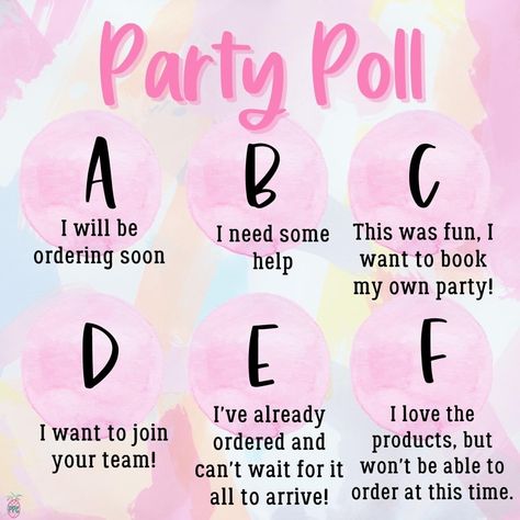 Red Aspen Pop Up Graphic, Park Lane Jewelry Party Ideas, Bomb Party Graphics, Party Polls, Mary Kay Party Games, Mary Kay Online Party, Facebook Party Games, 31 Party, Mary Kay Gifts