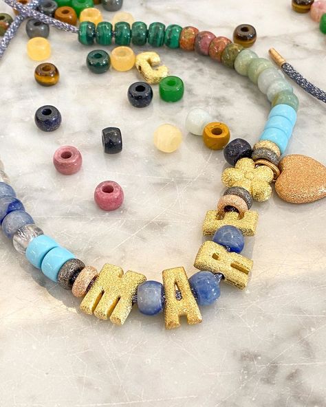 Jewelery Stacks, Blessing Beads, Carolina Bucci, Jewelry Making Necklace, Italian Designer, Play Dress, Holiday Weekend, Italian Design, Craft Gifts