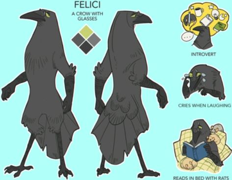 Bird Fursona, Fursona Base, Character Design Tips, Crow Art, Creatures Of The Night, Fantasy Creatures Art, Mythical Creatures Art, Creature Concept Art, Creature Concept