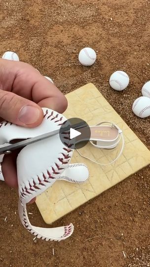 6.5M views · 89K reactions | ⚾️ 👠#baseball #shoes #diy #homerun #craft | Janelle and Kate | Janelle and Kate · Original audio Baseball Ornaments Diy, Baseball Project, Home Plate Baseball, Baseball Ornaments, Baseball Shoes, Shoes Diy, Diy Projects To Try, Ornaments Diy, Wooden Diy