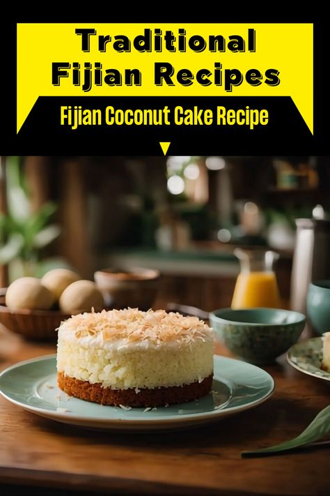 Fijian Coconut Cake Recipe - Fijian Traditional Recipes and Food - Traditional Recipes from Fiji your family will fall in love with. Try all of these great Fijian recipes we found on our trip to Fiji. Try all of these great recipes we found on our trip to Fiji. Fijian Desserts, Fijian Recipes, Fiji Food, Fijian Food, Culture Recipes, Sweet Hawaiian Crockpot Chicken Recipe, Popular Dessert, Coconut Cake Recipe, Leftover Cake