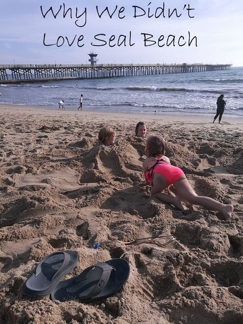 guide to seal beach california and why we don't recommend it #california #sealbeach #beach #familytravel Living In Las Vegas, Seal Beach California, Beach In California, California Beaches, California Trip, Seal Beach, Go To The Beach, Visit California, Pacific Coast Highway