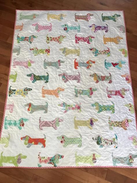 Dog Quilt Patterns, Quilted Blankets, Quilt Animals, Quilts For Kids, Baby Quilt Ideas, Kids Quilts, Appliqué Quilts, Dog Quilts, Block Quilts