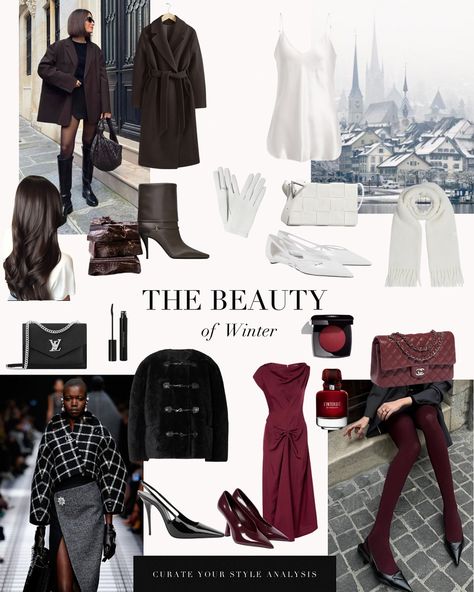 The beauty of the Winter Palette 🖤 . #coloranalysis #colouranalysis #winterpalette #deepwinter #darkwinter #truewinter #coolwinter Deep Winter Color Palette Capsule Wardrobe, Deep Winter Color Season, Color Palette Deep Winter, Cool Winter Color Combinations, Winter Season Palette, True Winter Aesthetic, Dramatic Classic Winter, Dark Winter Clothes, True Winter Color Palette Outfits