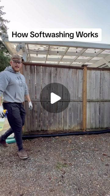 Spencer Claeys on Instagram: "Sodium hypochlorite is goddamn magic

You don’t need fancy machines to be able to clean stuff.

My first soft wash job was with a 2 gallon pump sprayer for $400. With that money I went and bought the machine I have now.

Start simple and get cleanin 💪" Soft Washing House, Homemade Dawn Powerwash, Outdoor Washing Machine, Deck Maintenance, Craftsman Home Interiors, House Wash, Power Washing, Building Site, Home Building Tips