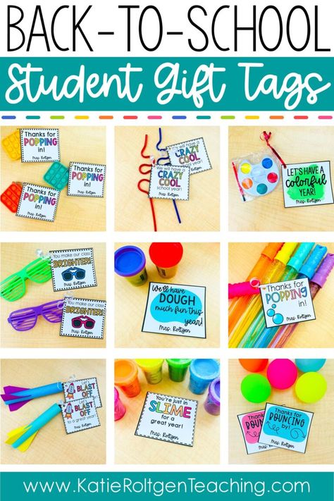 Student Welcome Gifts, Open House Gifts, Welcome Back Gifts, Back To School Gifts For Kids, Student Gift Tags, Welcome To Kindergarten, Gifts For Students, Welcome To School, Student Teacher Gifts