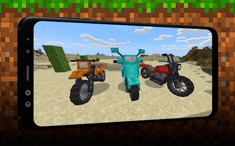 Add to your MCPE awesome sport motorcycles with our Motor Bike Mod for Minecraft Sport Motorcycle, Minecraft Mods, Fun Sports, Minecraft, Bike