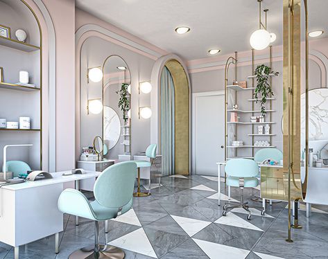 Beauty Salon Interior Design, Hair Salon Design, Spa Interior Design, Hair Salon Interior, Salon Suites Decor, Hair Salon Decor, Spa Interior, Salon Suites, Beauty Salon Design