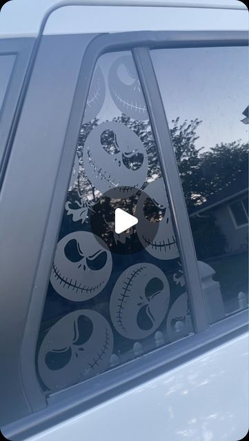 Nightmare Before Christmas Car Decal, Window Color, Christmas Window, The Nightmare Before Christmas, The Nightmare, Future Car, Window Decals, Nightmare Before, Car Decor