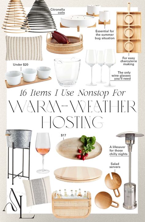 16 Items I Use Nonstop For Warm-Weather Hosting - Andee Layne Hosting Must Haves, Womens Circles, Hosting Aesthetic, Outdoor Hosting, Hosting Christmas Dinner, Andee Layne, Hosting Ideas, Hosting Tips, Home Catering