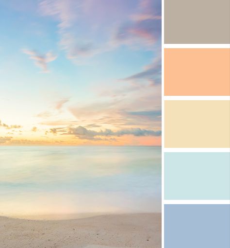 Pastel muted beach aesthetic color palatte. This mood board is so pretty on the new IOS 14 for iphone. Save this image to use as your background and save each square go use for icons! Click to shop this beach photograph on Wright and Roam. #beachlife #ios14 #beachaesthetic #moodboard #beachvibes https://wrightandroam.com/products/abstract-pastel-blue-beach-photograph Beach Summer Color Palette, Pastel Sunset Color Palette, Muted Pastel Color Palette, Beach Sunset Colors Palette, Sunset Ocean Color Palette, Sunrise Color Palette Mornings, Pastel Beach Sunset, Pink And Green Wallpaper, Blue Pallets