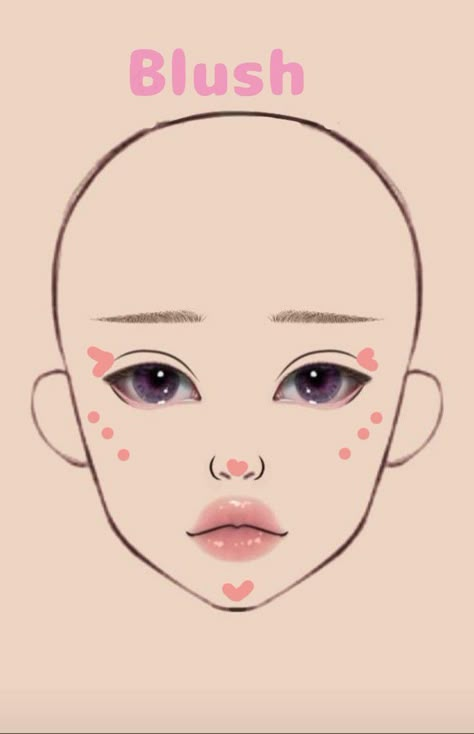 Blush Korean, Makeup Tutorials Step By Step, Kawaii Makeup Tutorial, Arabic Eye Makeup, Japan Makeup, Korean Makeup Tips, Asian Makeup Tutorials, Makeup Fails, Korean Makeup Tutorials