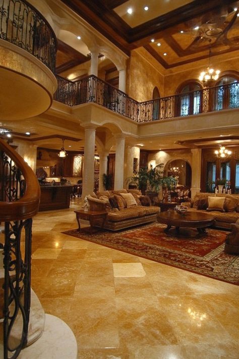 Tuscany Home, Mansion Living, Luxury Mansions Interior, Tuscan Style Homes, Mansion Ideas, Luxury Home Design, Dream Life House, Home Design Inspiration, Brown House