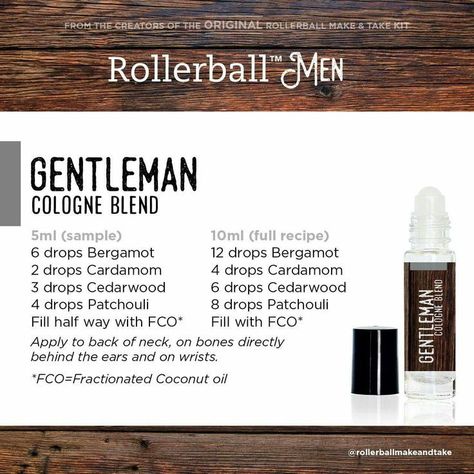 Essential Oil Cologne, Essential Oil For Men, Essential Oil Roller Bottle Recipes, Essential Oil Perfumes Recipes, Roller Bottle Recipes, Perfume Recipes, Oils For Men, Diy Essentials, Diy Kosmetik