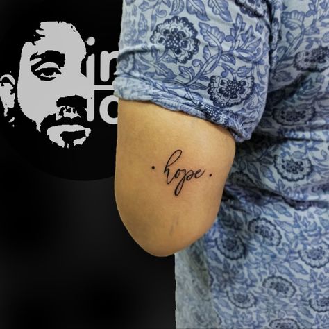 Hope quote tattoo by Master - @inktooharsh Get tattoo by best only at @inktootattoos Contact :- 8889595276,9755744408 www.inktootattoos.com #euphoria #euohoriatattoo #inktootattoos #inktooharsh #smalltattoo #besttattoostdioinbhopal #besttattoo #besttattoostudio #tinnytattoo #quotetattoos #hope #hopetattoo Hope Quotes Tattoos, The Hope Of It All Tattoo, Hope Sign Tattoo, For The Hope Of It All Tattoo, Hope In Cursive Tattoo, There Is Always Hope Tattoo, Best Tatto, Hope Tattoo, Quote Tattoo