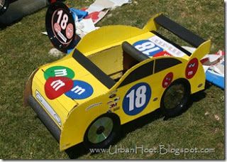 how to build a cardboard nascar | Leave a Reply Cancel reply Race Car Costume, Nascar Costume, Nascar Party, Car Costume, Cardboard Box Car, Hotwheels Birthday Party, Cardboard Car, Race Car Themes, Hot Wheels Party